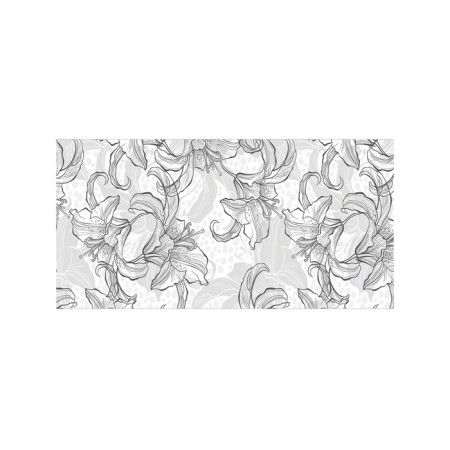Basket for toys "Flower pattern with a pencil, size 35x50 cm-1