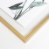 Photo frame Metal in 2 photos 10x10, 10x15 cm "Loft. Triangles" gold 20x30.5 cm