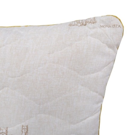 Pillow "Alpaki wool", size 70x70 cm, artificial tick-1