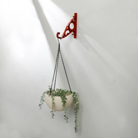Kashpo bracket, 20 cm, plastic, "Baroque"-7