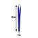 Badge tape width-20 mm, length-90 cm with metal carbine, blue