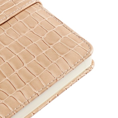 Dated diary 2025 A5 168 sheets, Devente.Barbara, a solid cover to leatherette with foam, praise, perforation, lies, block 70, beige, beige-4
