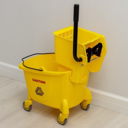 Carriage trim with mechanical spin, 24 l, yellow color-1