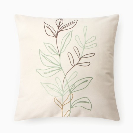 Case on the pillow Ethel "Flowers" 3 pcs, 40*40 cm, velor 100% p/e-6