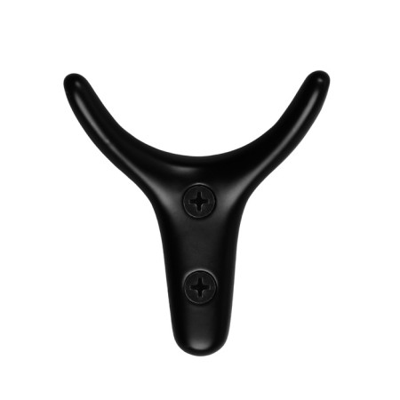 Furniture hook Cappio yak, two -rod, black color, 3 pcs.-3