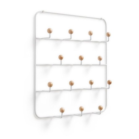 Bits of 14 hooks with drawn mounts Estique, white color-1