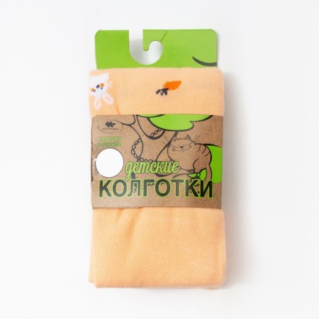 Pantyhose children's "bunnies", peach color, height 104-110-3