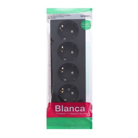 Four SE BLANCA, 16 A, 250 V, invoice, with salary, curtains, IP20, antr., Blnra011416-1