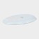 Glass oval shade "Winter Fairy Tale", 29.5 × 20.3 cm