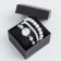 Women's gift set Disu 2 in 1: wrist quartz clock and bracelet, D-1.8 cm