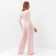 Female set (longshit, trousers) minku: Home Collection Pink color, pr 42