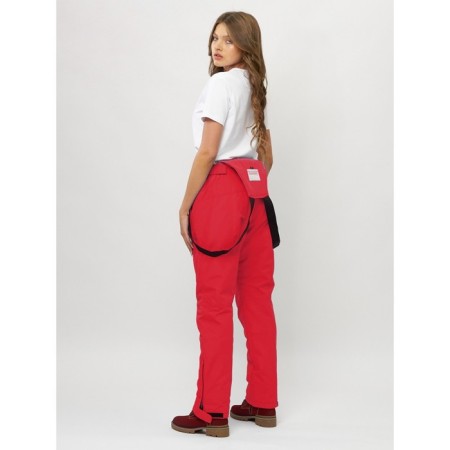 Pants ski winter women, size 58, red color-5
