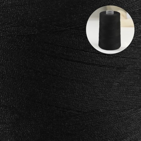 Extra threads 100, 5000 m, black color-1