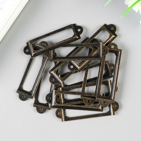 Frame archival metal bronze 2x6.2 cm-2