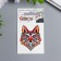 Tattoo on the body "Muzzle of the Fox" 5.3x6.3 cm