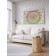 Decorative panel with photo printing "Patterned mandala", horizontal, size 150x200 cm
