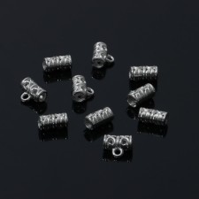 Kulon holder 1.1 × 1 × 0.6 cm, (set 10 pcs), silver color