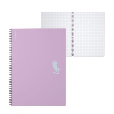 A4 notebook 80 sheets, a cage on the spirals, Erichkrause, 
