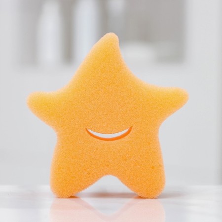 Body sponge children's “Asterisk”, 9 × 9 cm, mix-5