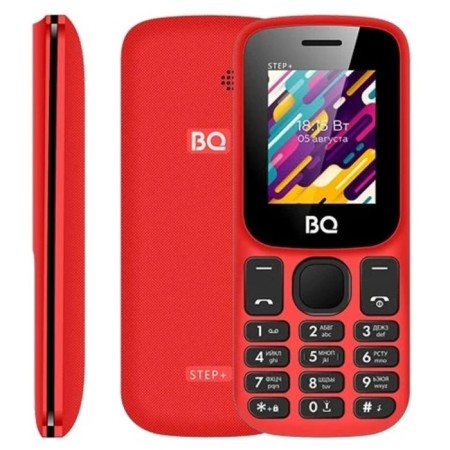 Cell phone BQ M-1848 STEP+, 1.77 ", 2 SIM, Microsd, 600 mAh, black and red