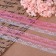 Capricon lace "Gradient", 35 mm × 10 ± 1 m, pink/lilac # 3 color