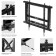 Broat Black 40 "Black 40" -70 "Max.45kg wall-mounted inclination-sliding 102952