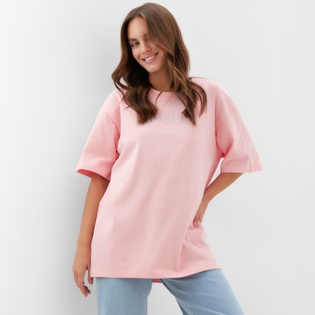 Women's T -shirt KAFTAN: Prosecco col. Pink, rr 52-54-5