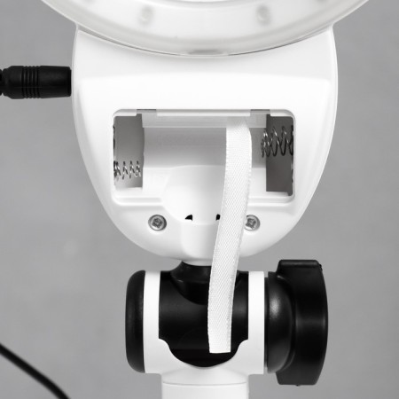 Lupa lamp for LEDX18 creativity from 3AAA, USB white 24.5x22 cm-10