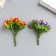 Decor for creativity "Flowers" mix 9 cm (1 set = 1 bouquet) in the bouquet 12 colors
