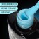 Gel nail polish "Glow in the Dark", 3-phase, 8 ml, LED/UV, fluorescent, turquoise-blue color (15)