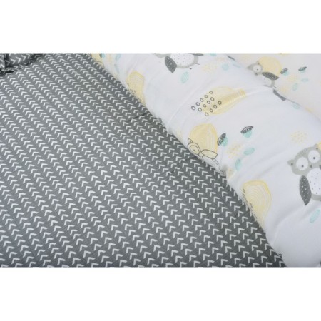Sleeping nest "Owls", gray color-3