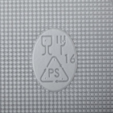 Set of plastic disposable plates, d = 17 cm, 10 pcs, white color-3