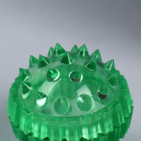Su-jok massage, d = 3.5 cm, with 2 rings, green color-7