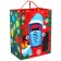 New Year. Gift package, 18x23x11.5 cm, packaging, blue tractor