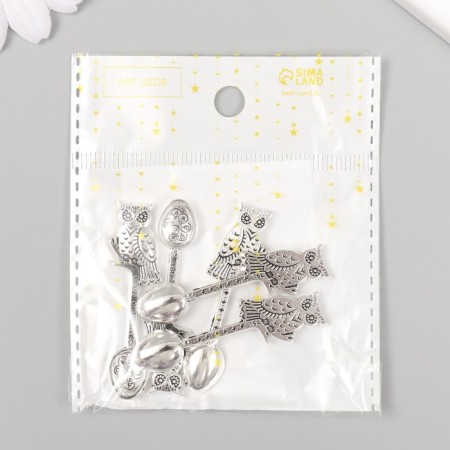 Souvenir wallet metal "Cash owl" 1.4x5 cm-3
