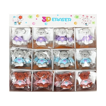 Figure eraser "Bear" mix-7