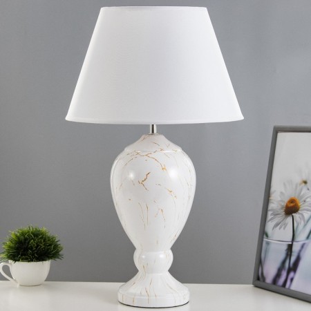 Kimberly table lamp E27 40W white 32x32x52 cm Risalux