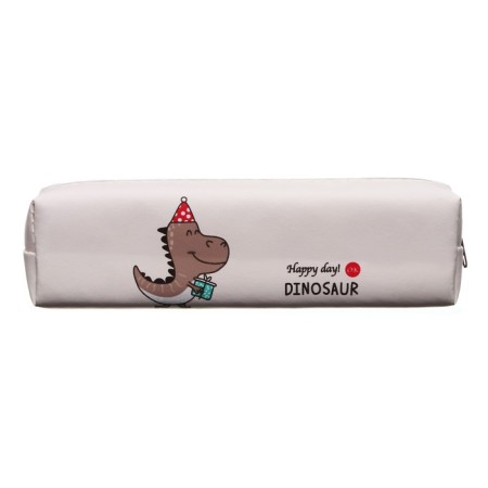 School penalty, on the zipper "dinosaurus" beige-2