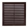 Ventilation grate Zein Lux l300kr, 300 x 300 mm, with a grid, inexhaustible brown