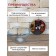 Panairo Sogretta baking pan, with a lid, heat -resistant glass, 1.2 l