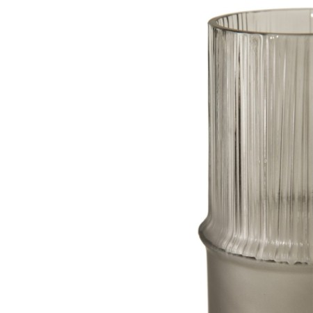 Decorative vase of combined glass, 111 × 111 × 180 mm, color gray color-2
