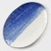 Porcelain shade "Cosmos", 30.8 × 21.7 × 3.3 cm, blue color