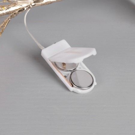 Figure LED "frozen crystals" 55x30x3 cm, 20 LED, CR2032X2 batteries (included), glow warm white-3