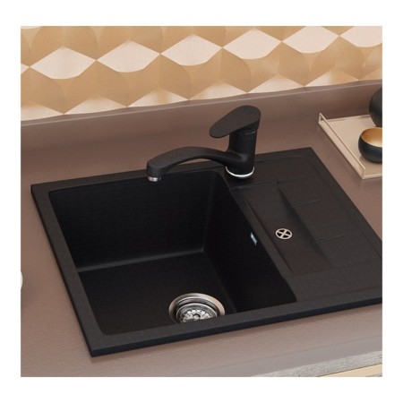 Kitchen mixer Ulgran u003-308, black color-1