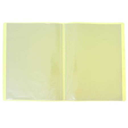Folder with 30 A4, 500 μm inserts, calligrata, neon, yellow-1