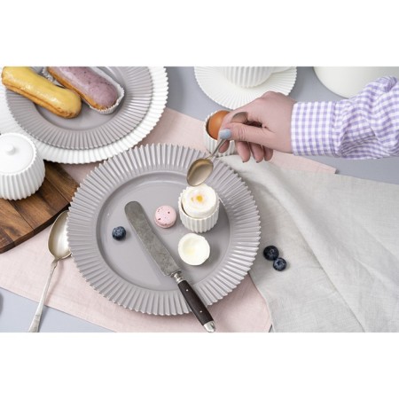 Set of plates Tkano Edge, 26 cm, 2 pcs, dark gray color-1