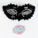 Carnival mask "Venice", black color