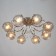 Ashley chandelier 8x40W E27 chrome 67x67x22cm