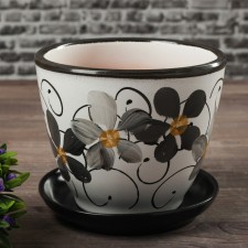 Pot Flower violet daytime 1l with stand