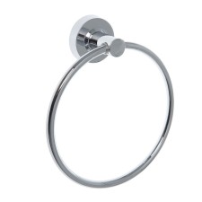 Holder for towels, ring, 17.5x18 cm, chrome